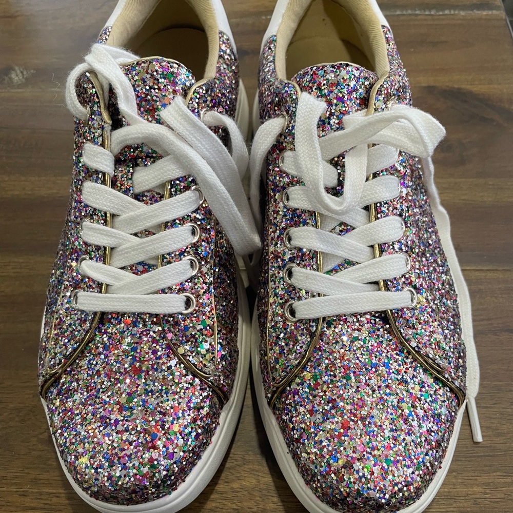 Kate Spade Glitter Sneakers